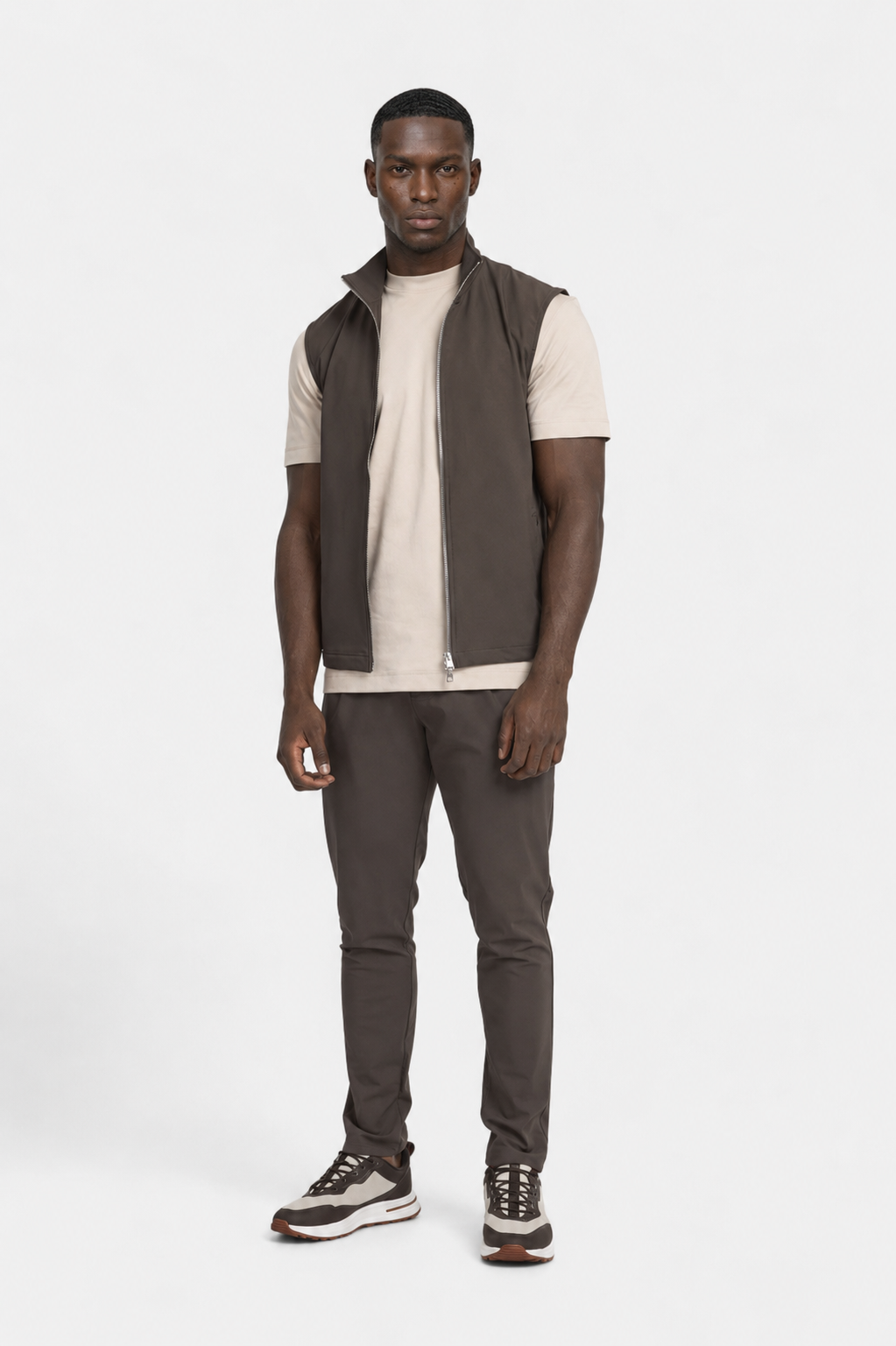 Gilet coupe-vent · Marron
