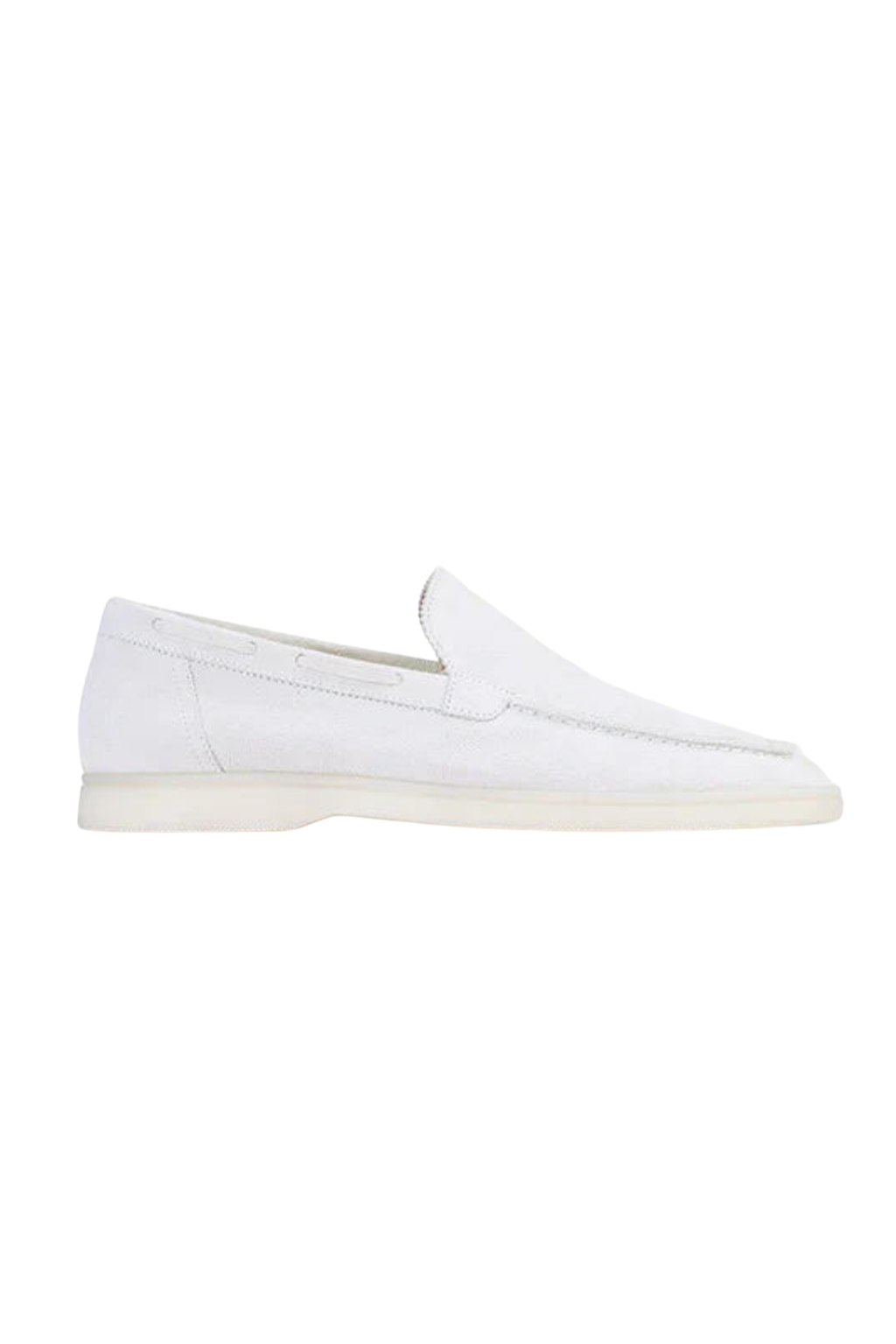 Loafer suède · Blanc perle - Norda