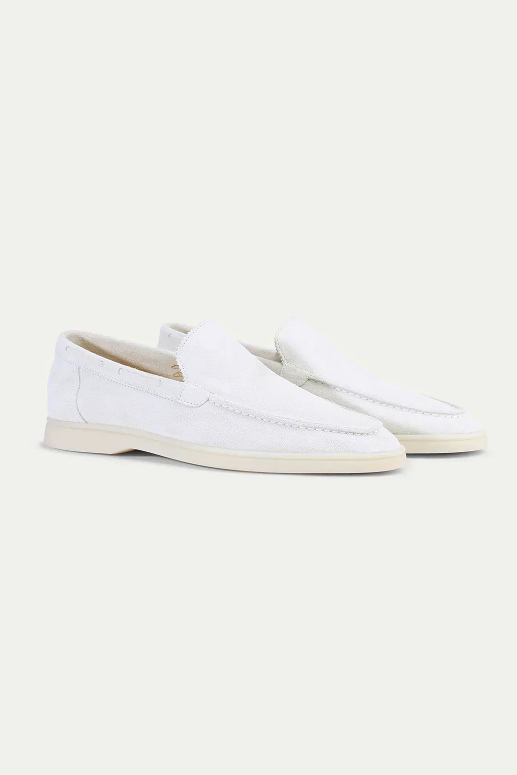 Loafer suède · Blanc perle - Norda