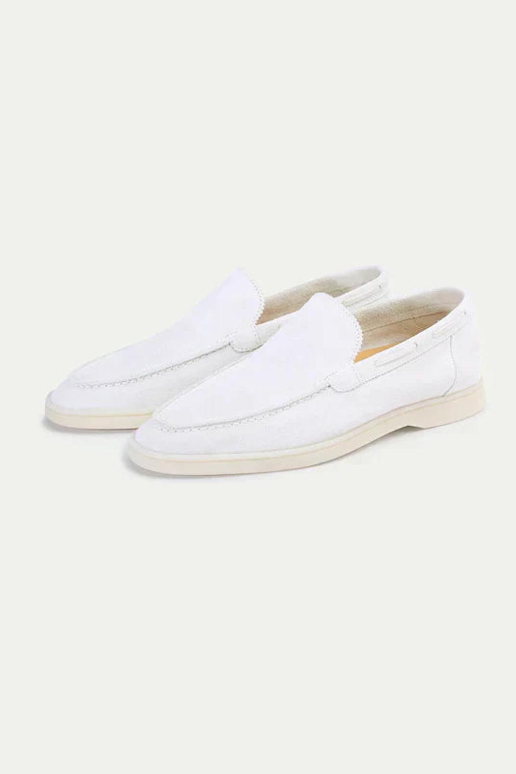 Loafer suède · Blanc perle - Norda