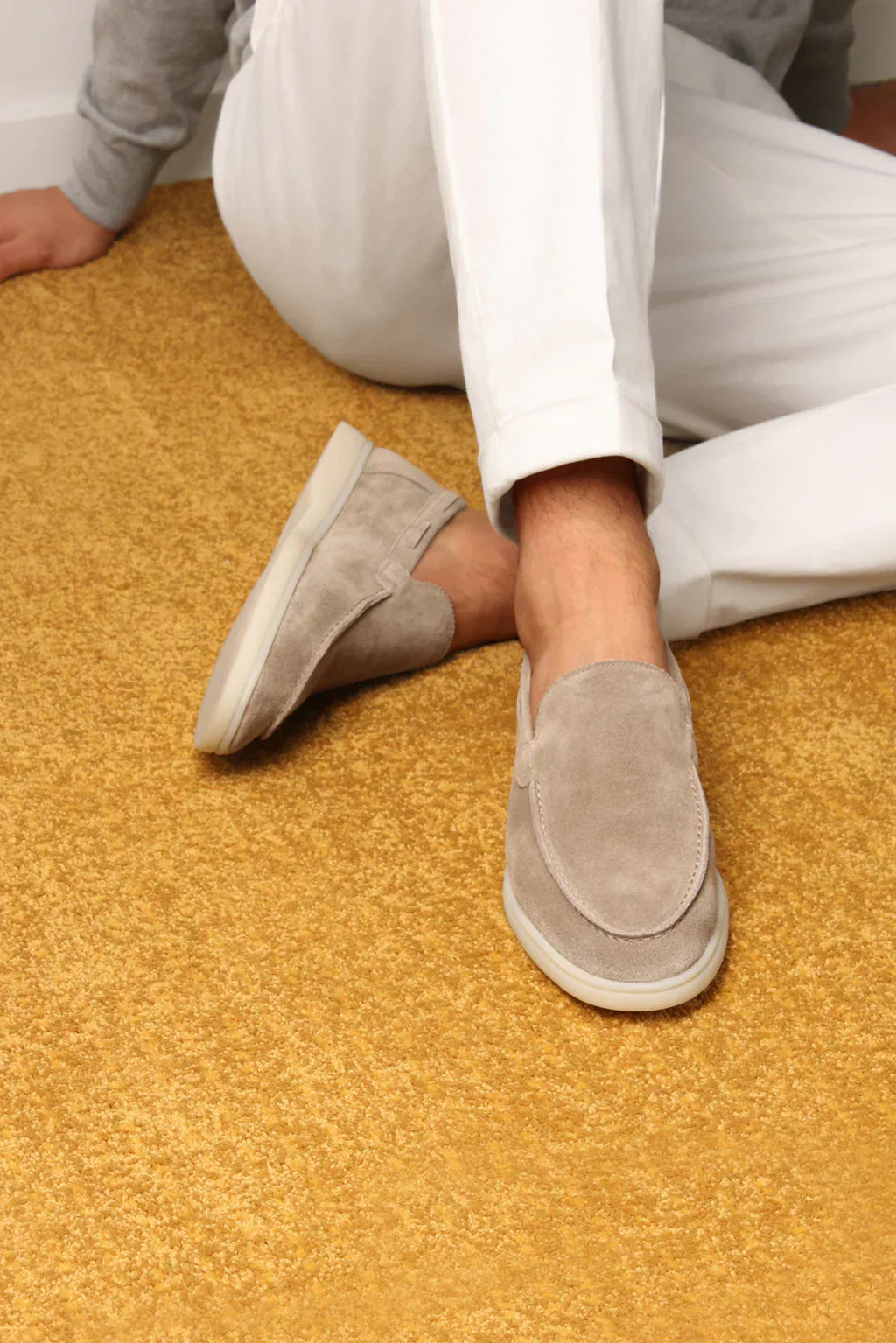 Loafer suède · Gris clair - Norda