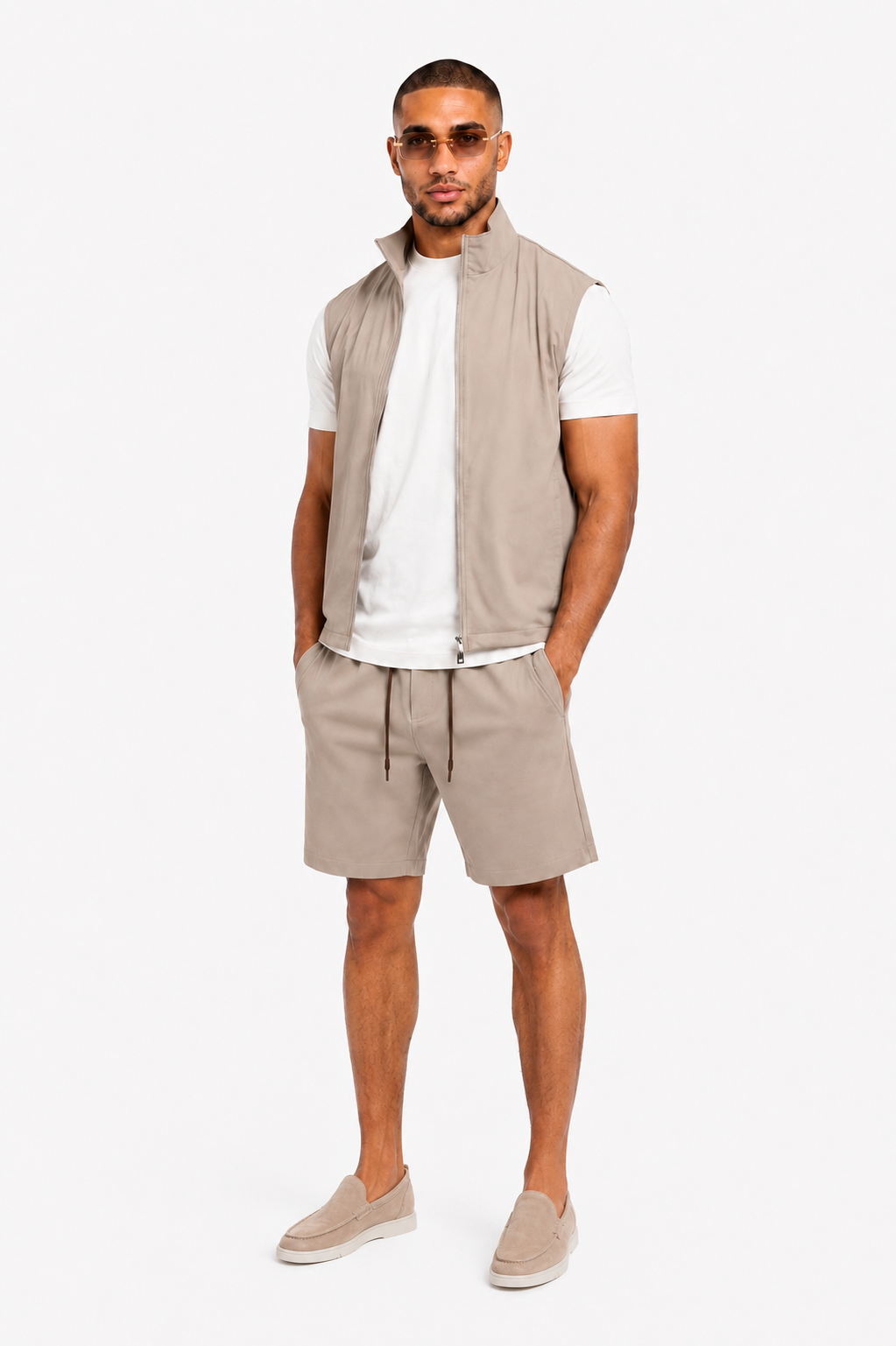 Ensemble Travel Short · Beige