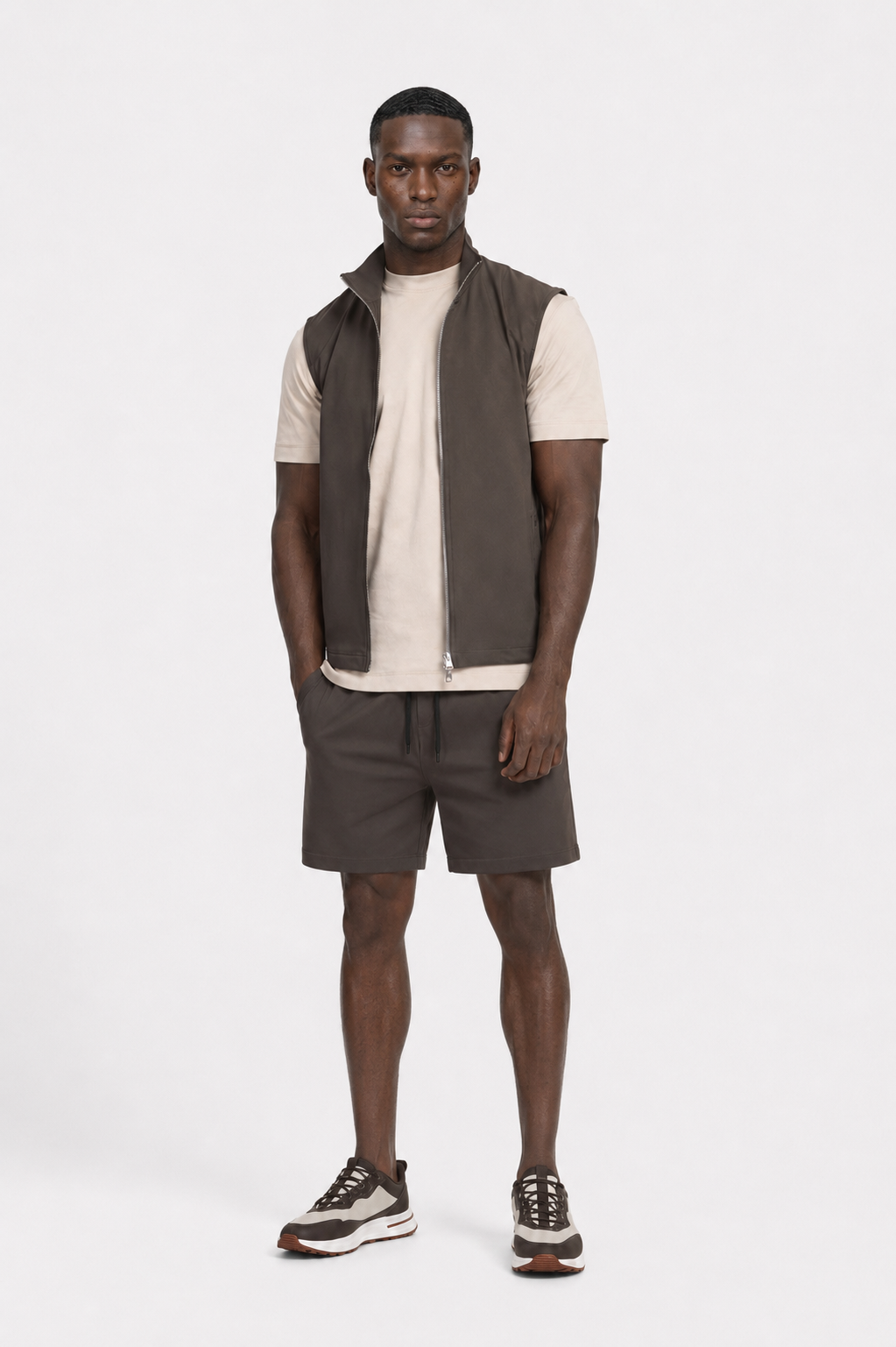 Ensemble Travel Short · Marron