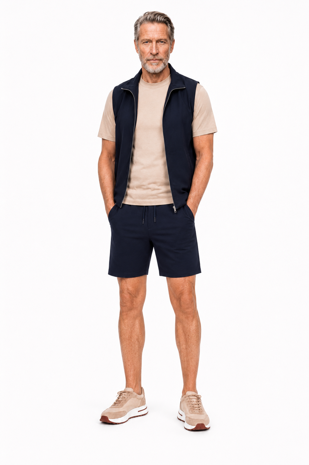 Ensemble Travel Short · Marine