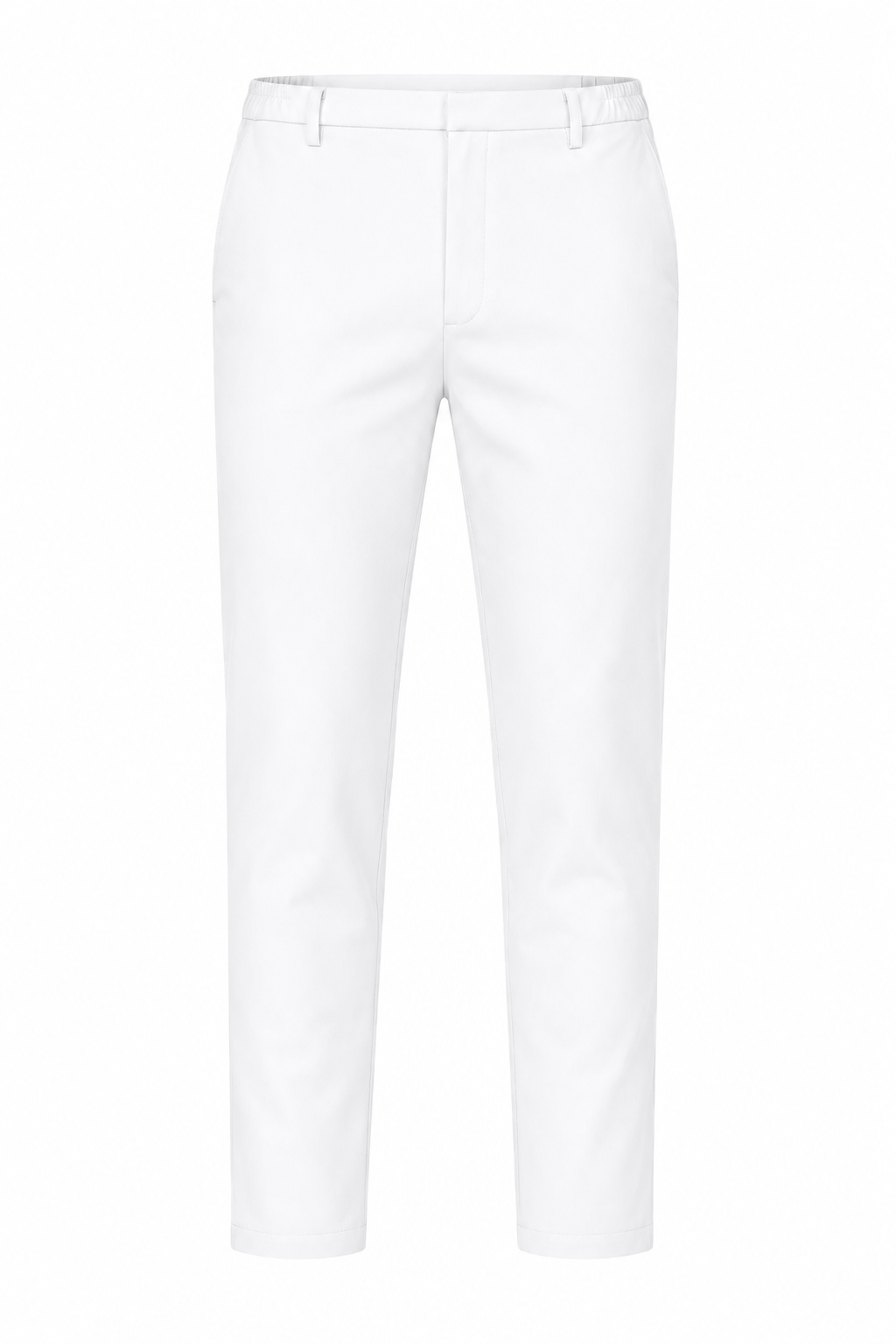 Pantalon twill stretch · Blanc
