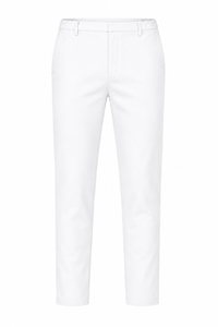 Pantalon twill stretch · Blanc