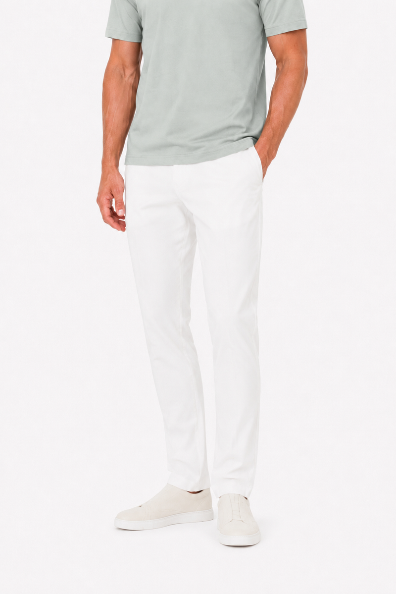 Pantalon twill stretch — vue 4