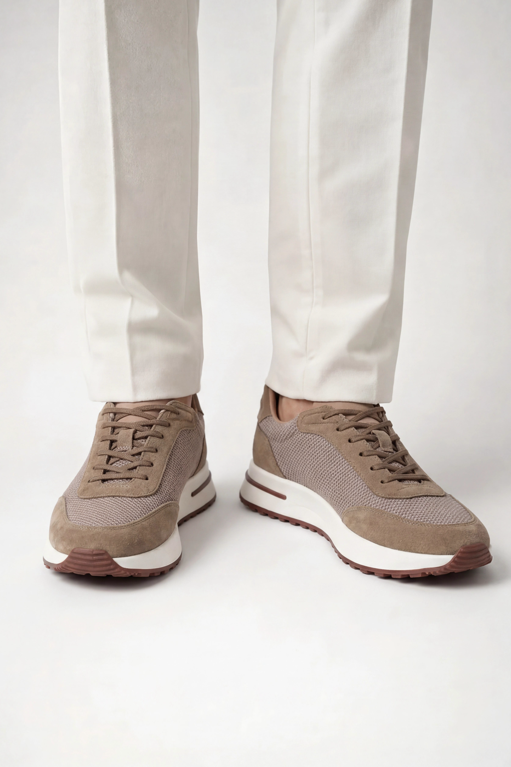 Sneaker suède · Beige - Norda
