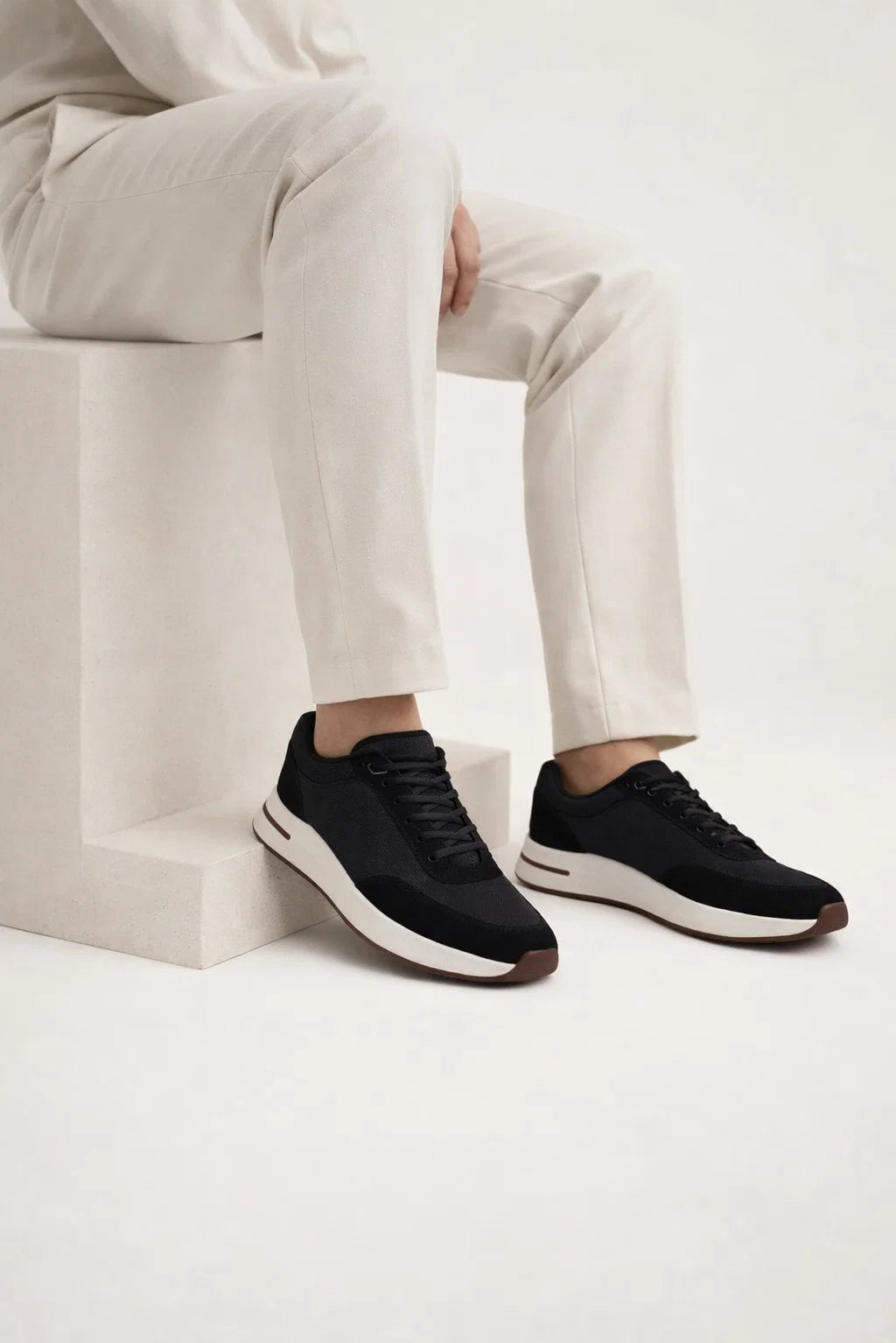 Sneaker suède · Noir - Norda