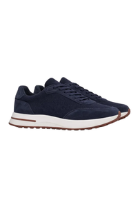 Sneaker suède · Bleu