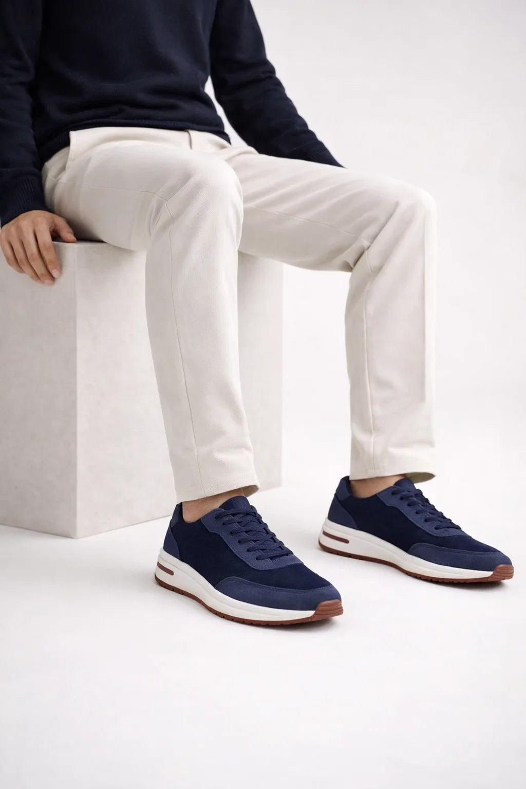 Sneaker suède · Bleu - Norda