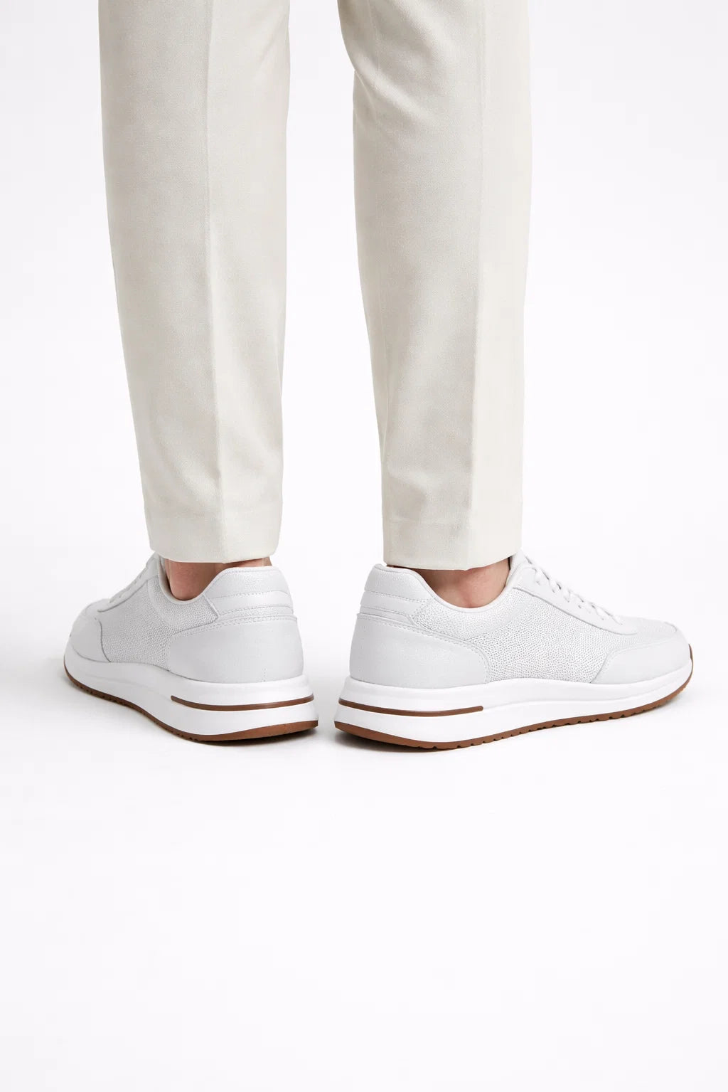 Sneaker suède · Blanc - Norda