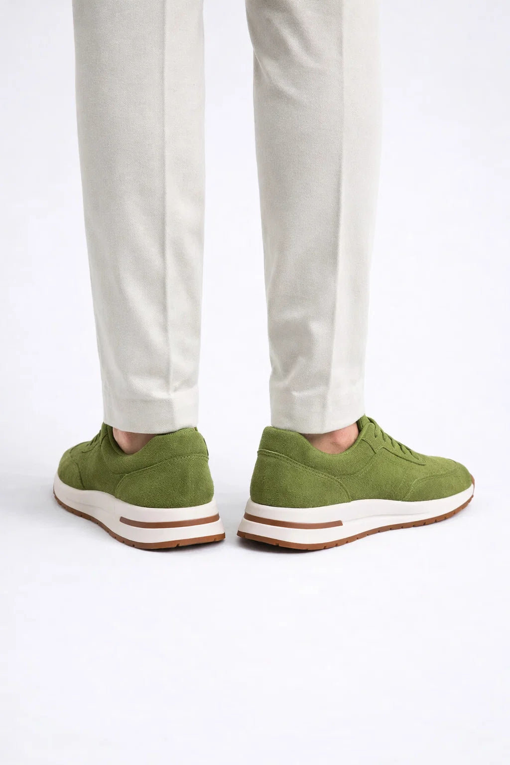 Sneaker minimaliste · Kaki - Norda