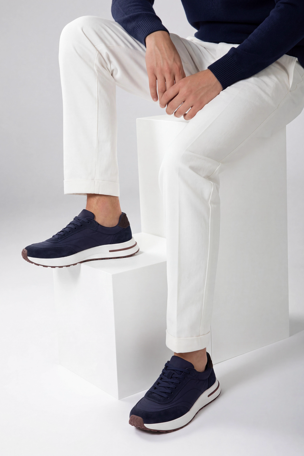 Sneaker minimaliste · Bleu nuit - Norda