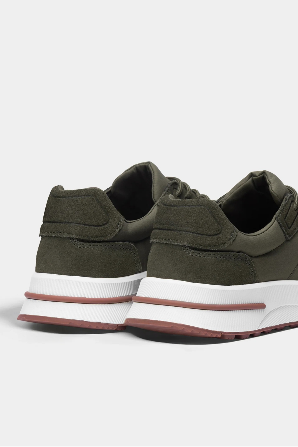 Sneaker minimaliste · Olive - Norda