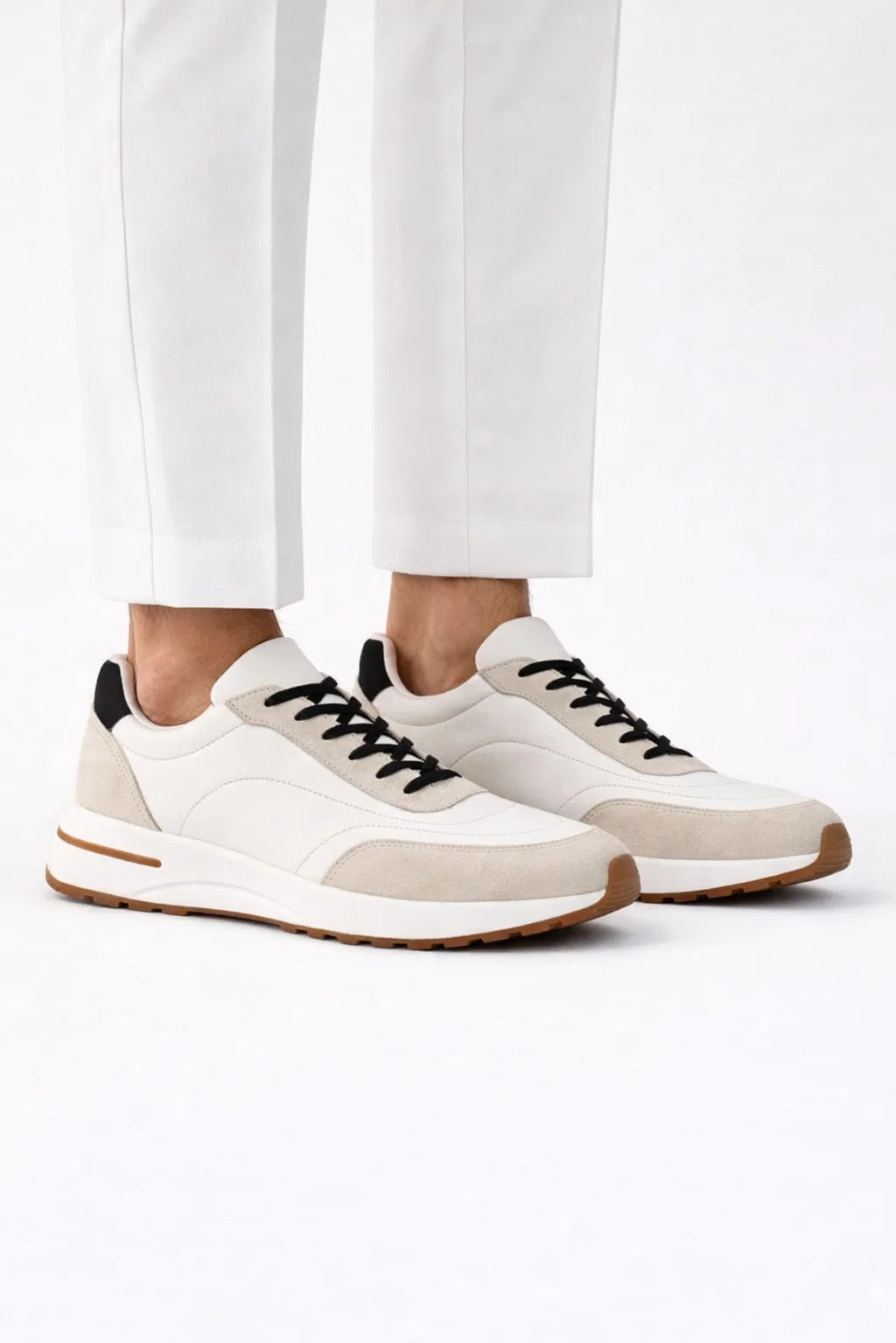 Sneaker minimaliste · Blanc - Norda