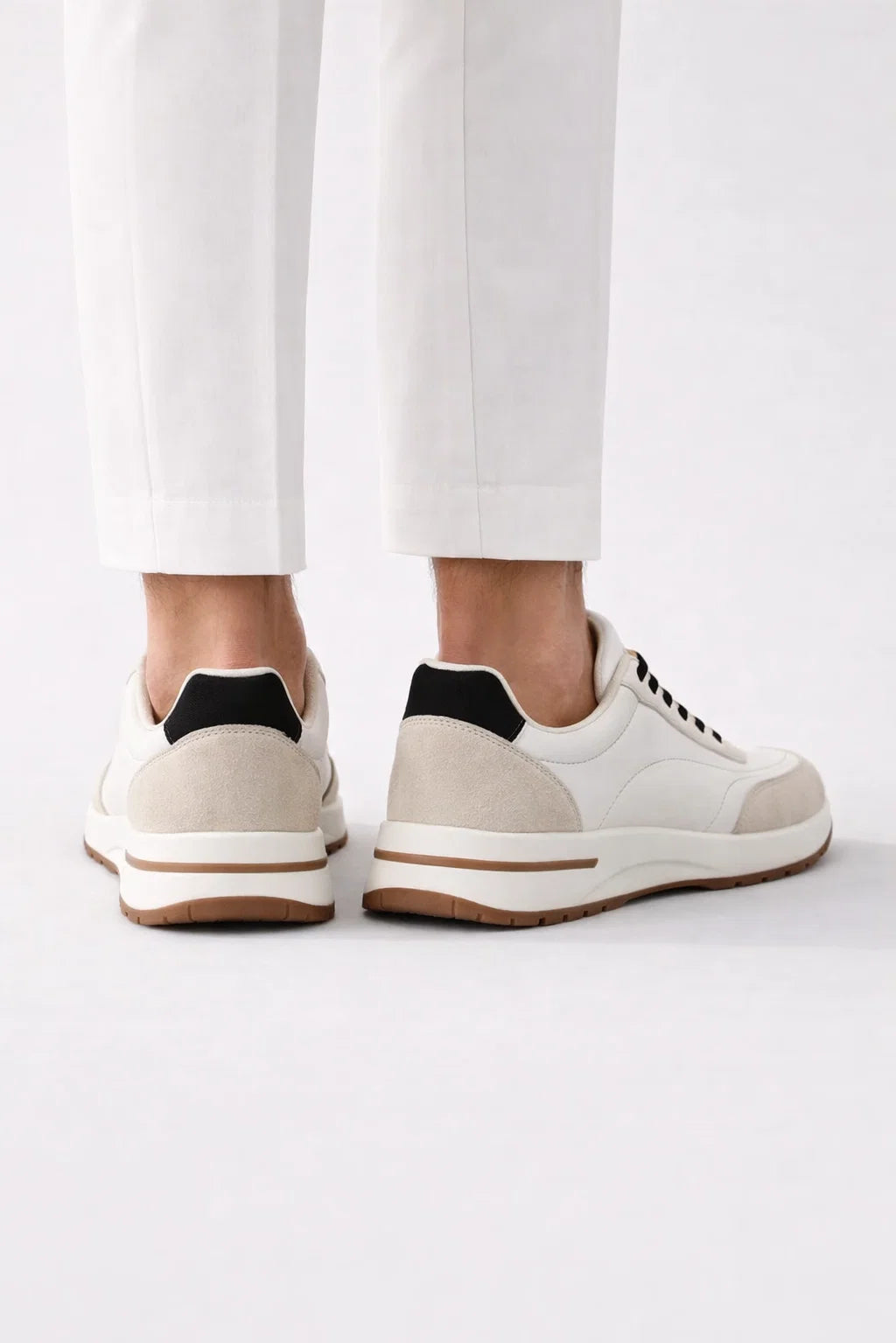 Sneaker minimaliste · Blanc - Norda