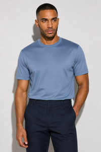 Mercerized T-shirt · Dust Blue