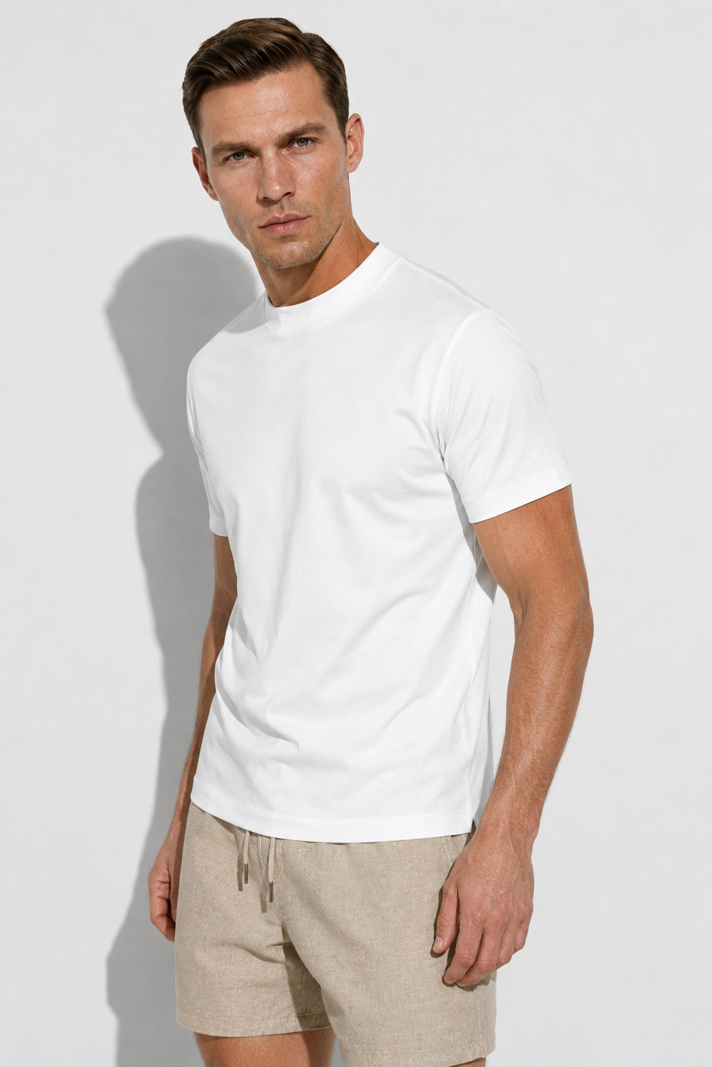 T-shirt mercerisé · Blanc