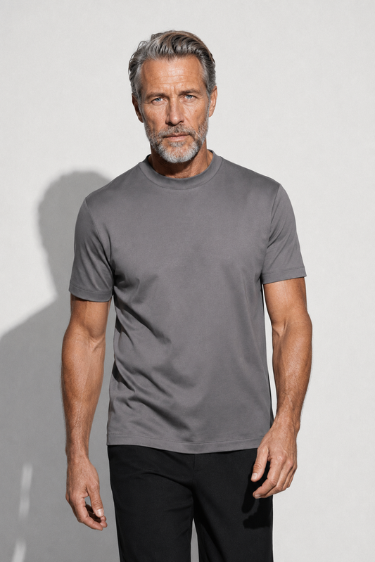 Mercerised T-shirt · Grey