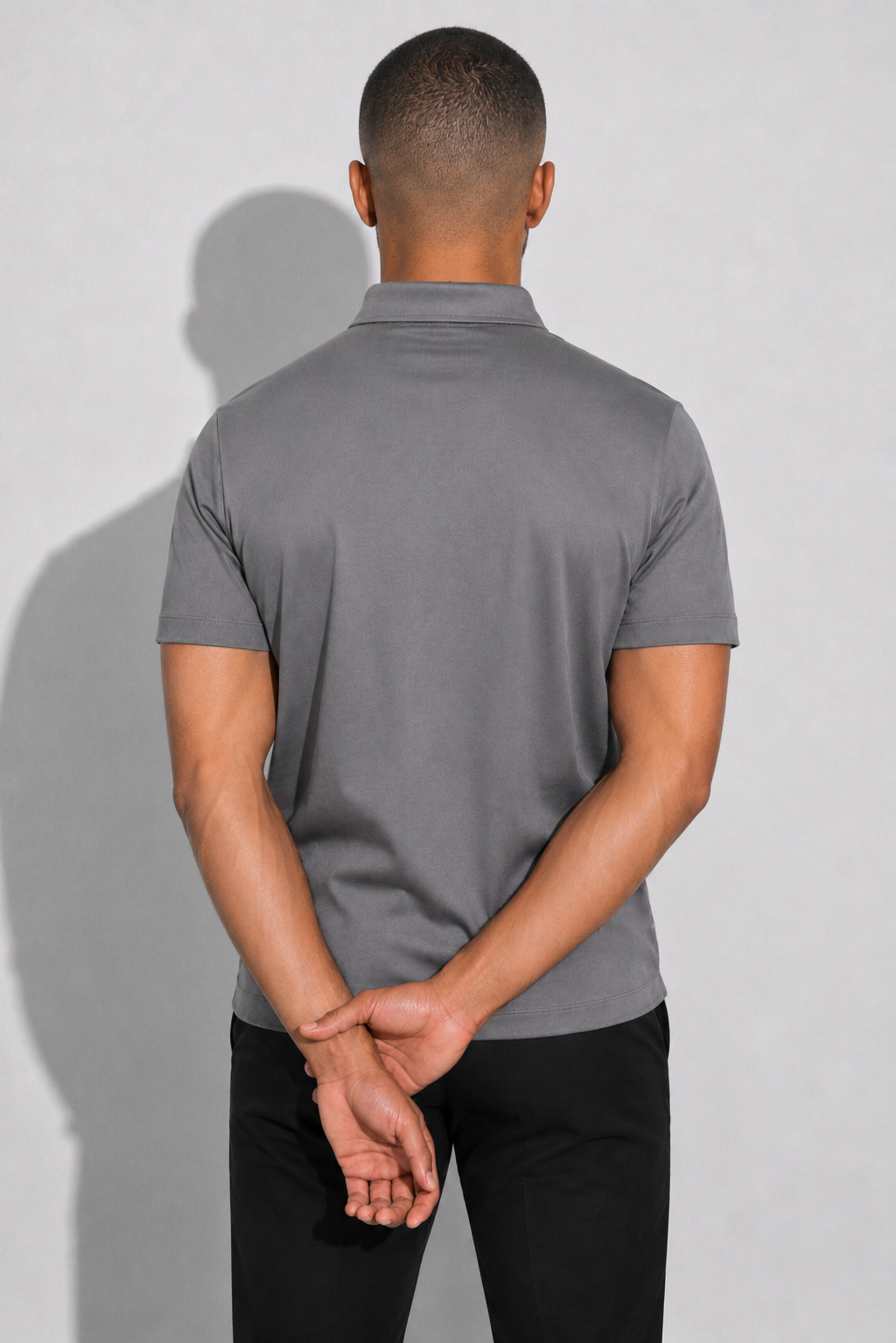 Polo mercerisé · Gris