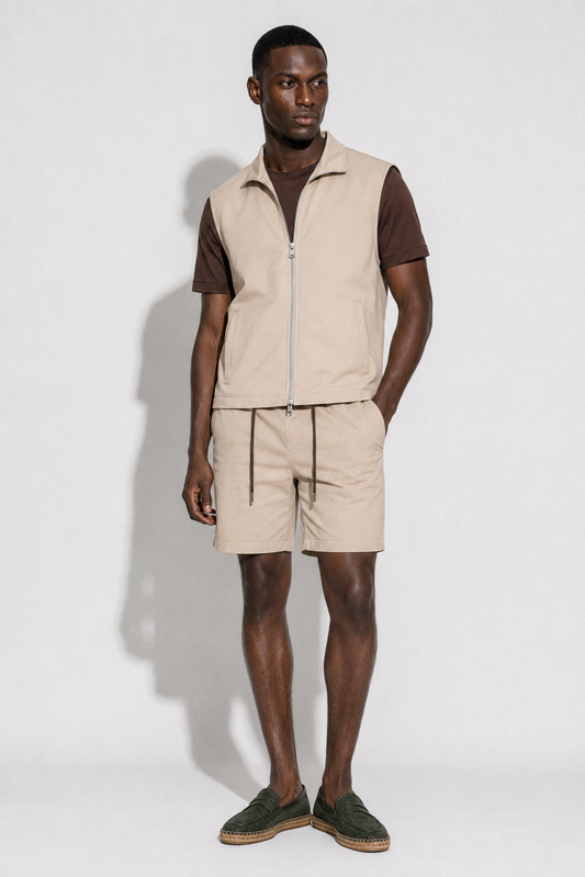 Ensemble Travel Short · Beige