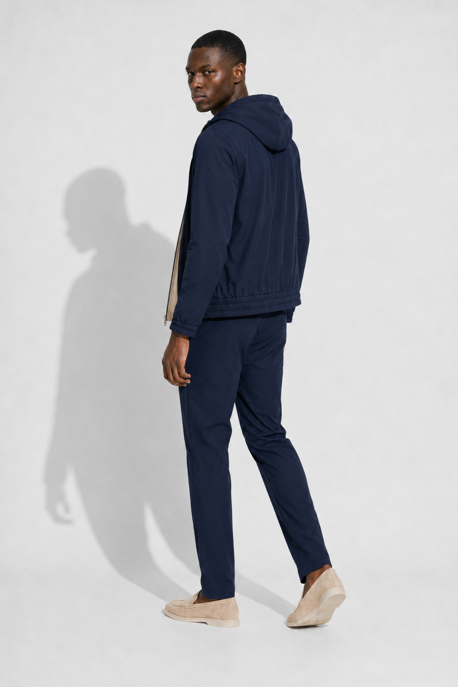 Hooded Travel set · Navy — View 4