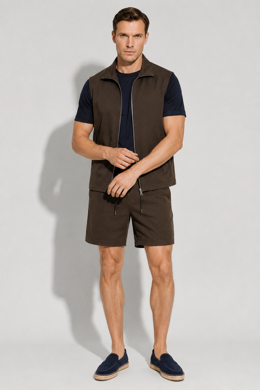 Ensemble Travel Short · Marron