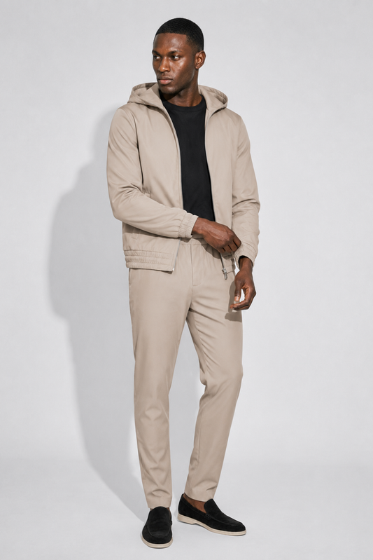 Hooded Travel set · Beige