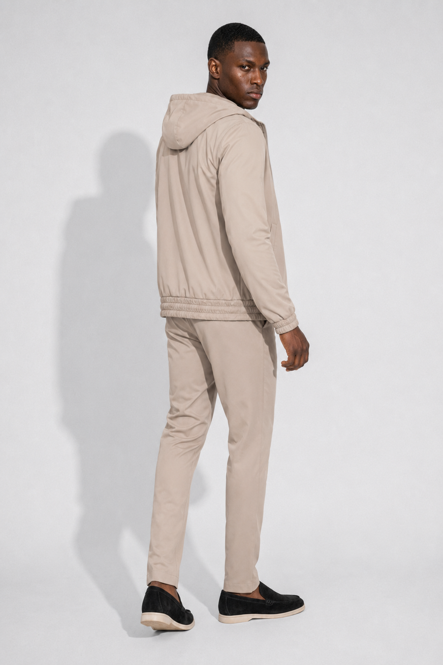 Travel-Set mit Kapuze · Beige — Ansicht 4