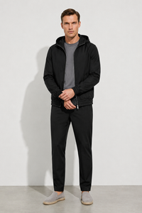 Travel hoodie set · Black