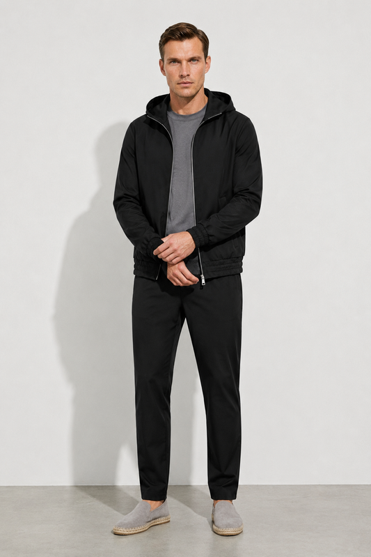 Hooded Travel set · Black