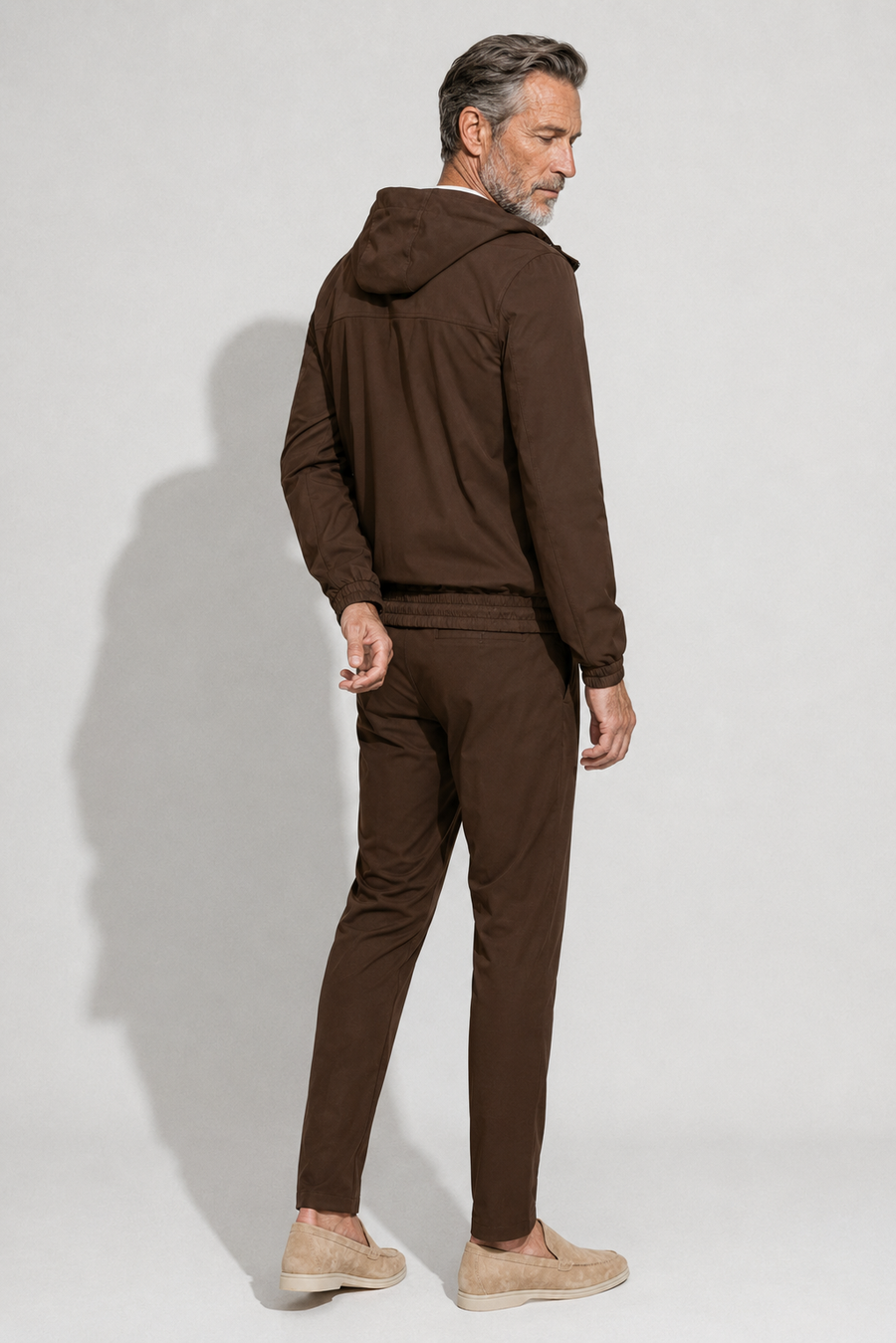 Hooded Travel set · Brown — View 4