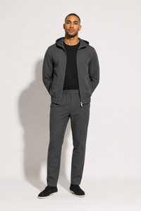 Travel hoodie set · Charcoal grey