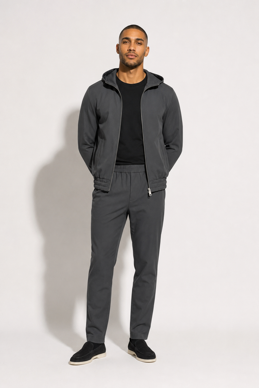 Hooded Travel set · Charcoal grey