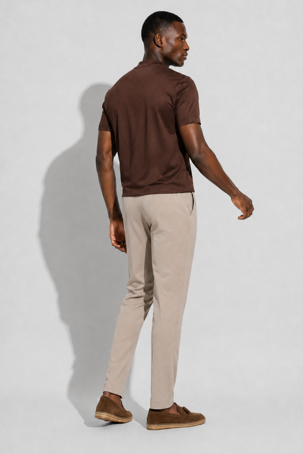 Pantalon smart stretch · Beige