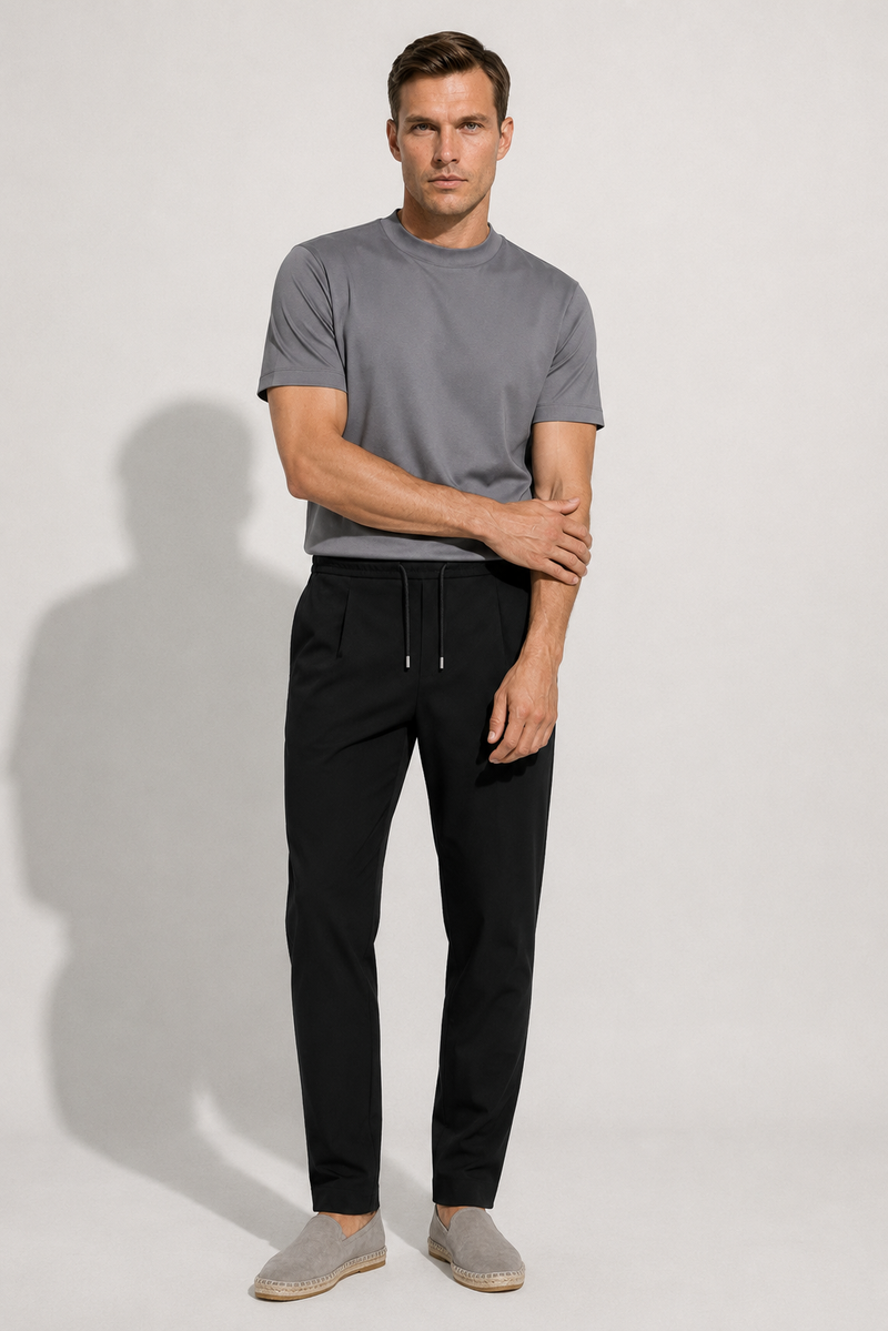 Pantalone smart stretch · Nero