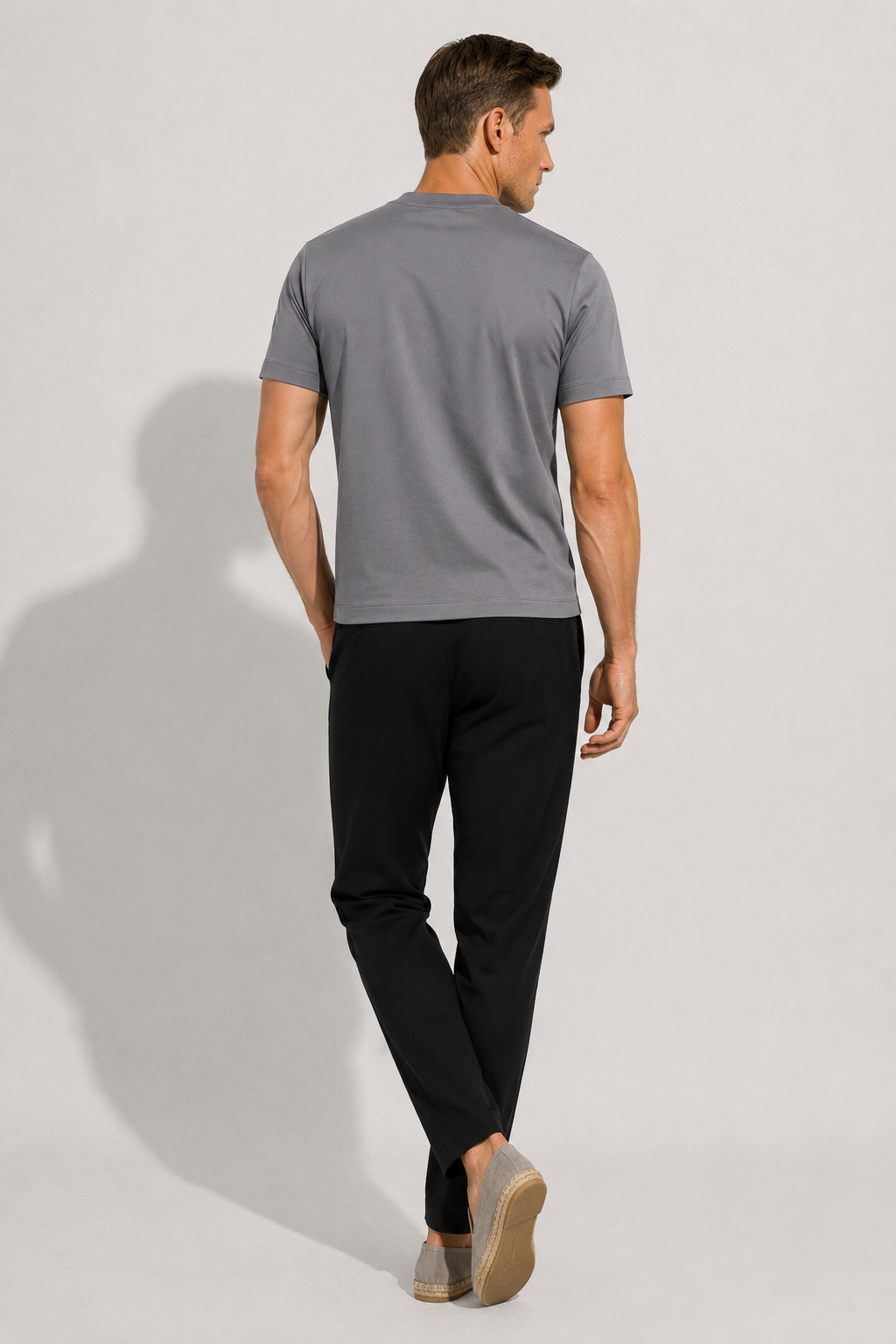 Pantalon smart stretch · Noir