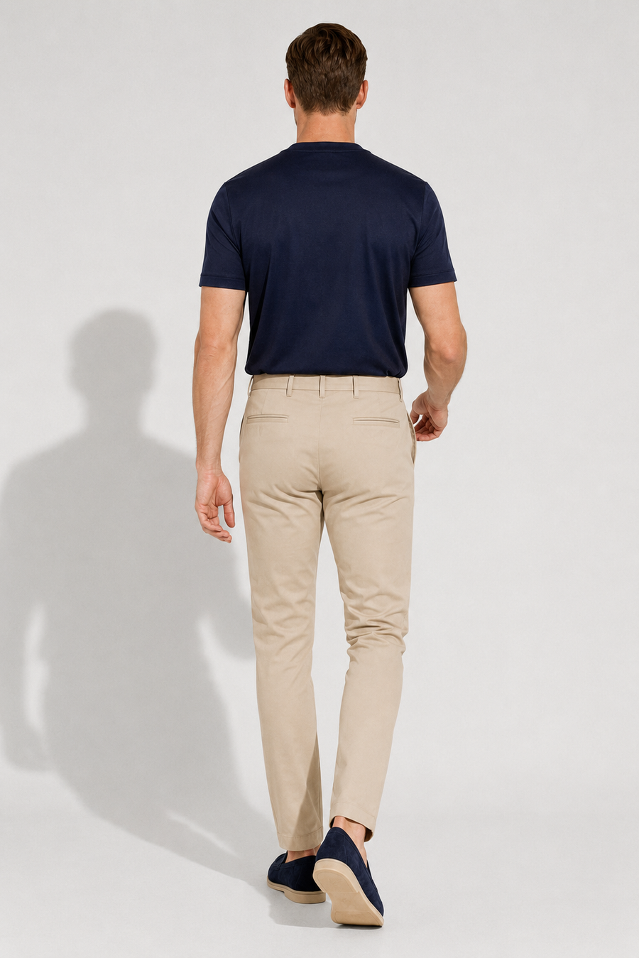 Stretch-Twill-Hose · Beige — Ansicht 5