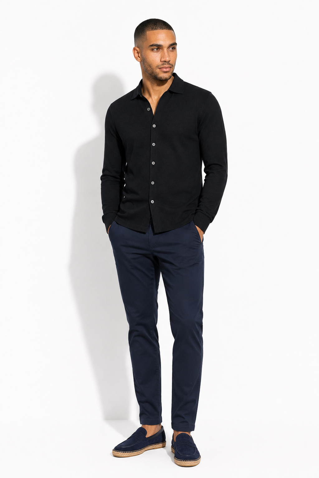 Chemise maille · Noir