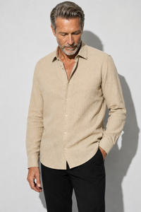 Linen shirt · Beige