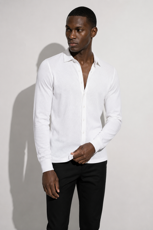 Knit Shirt · White