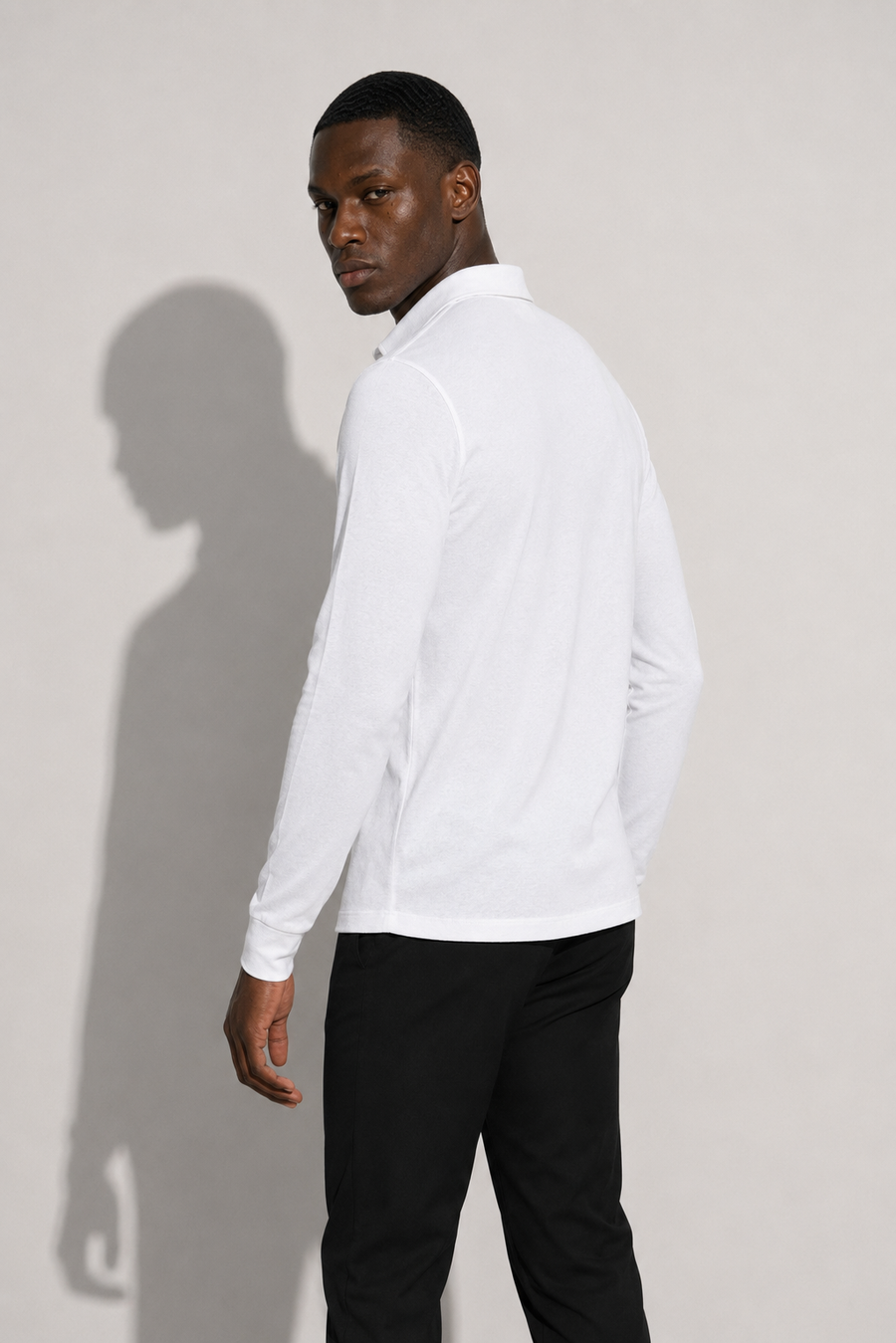 Knit Shirt · White — View 4