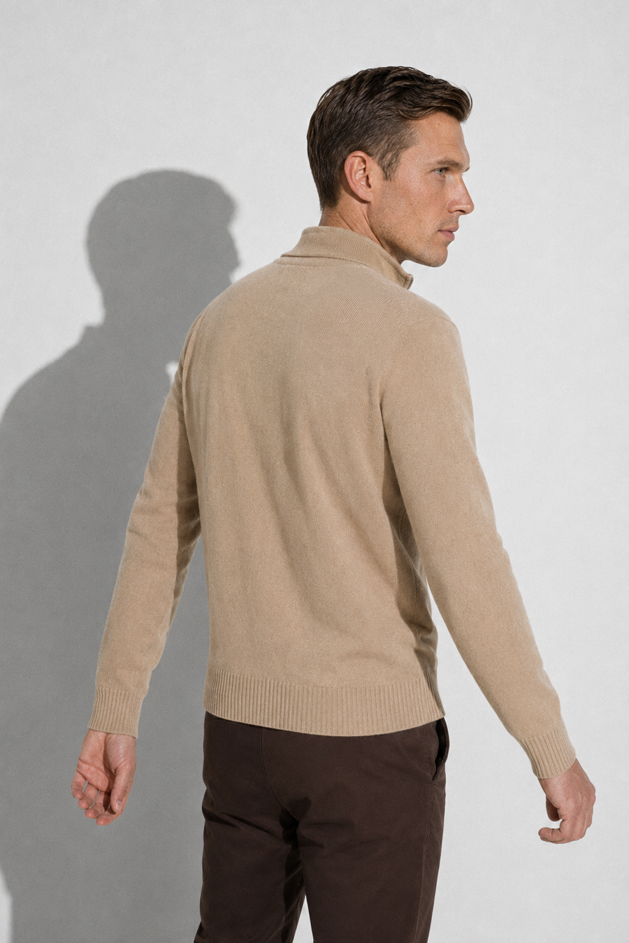 Cardigan zippé · Beige — Vue 4