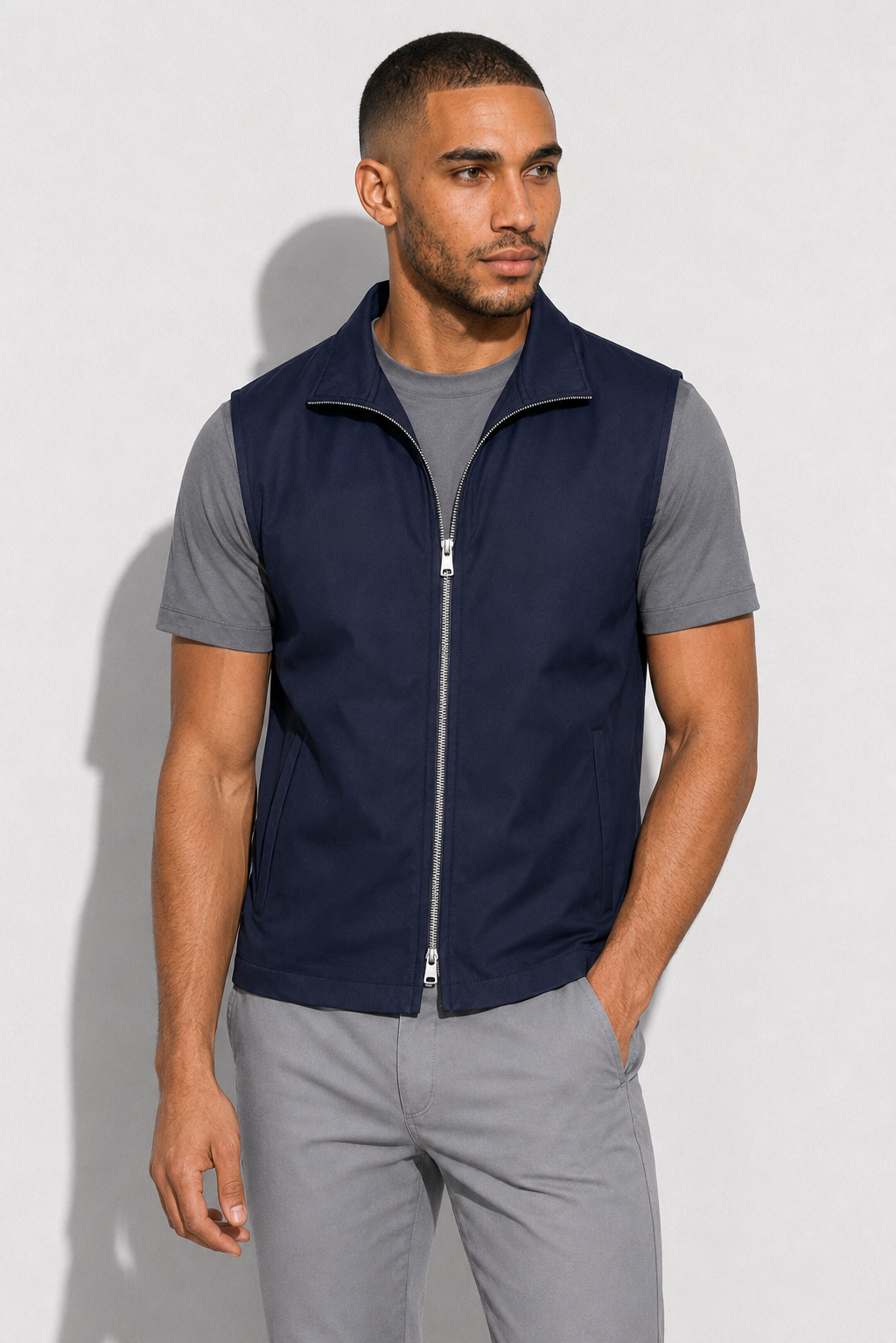Gilet coupe-vent · Marine
