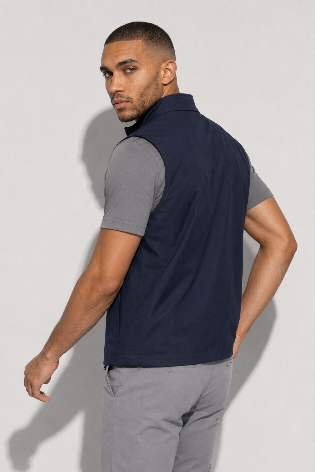 Gilet coupe-vent · Marine