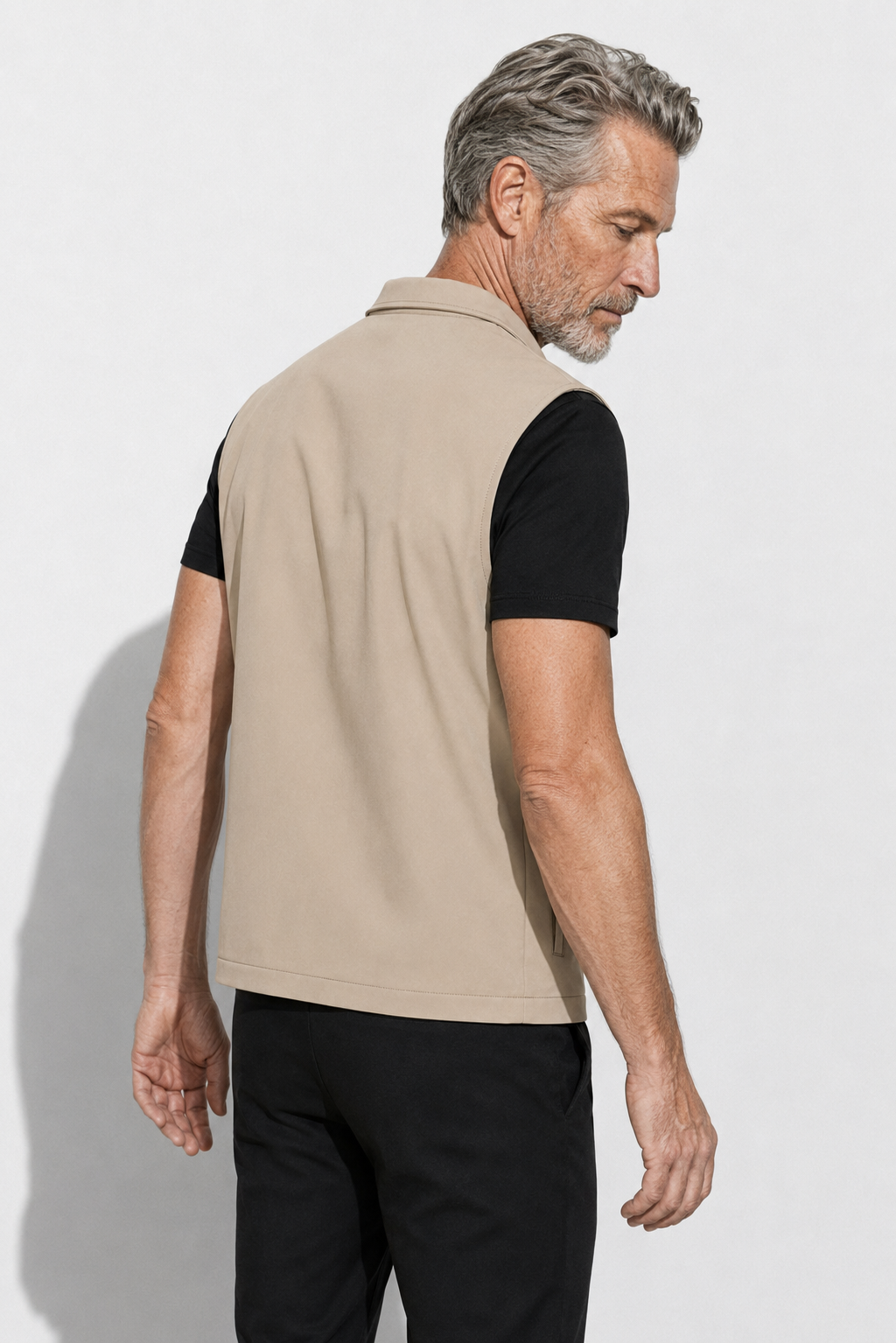 Gilet coupe-vent · Beige