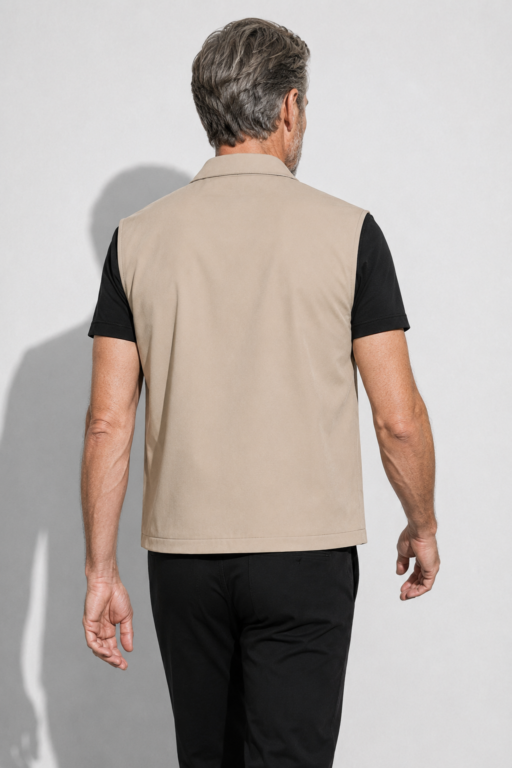 Gilet coupe-vent · Beige