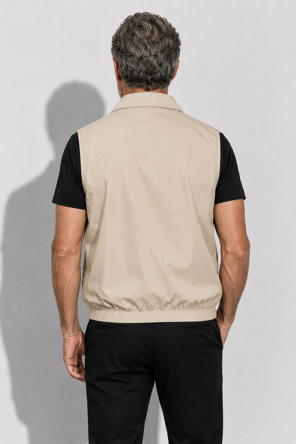 Bodywarmer réversible léger · Beige