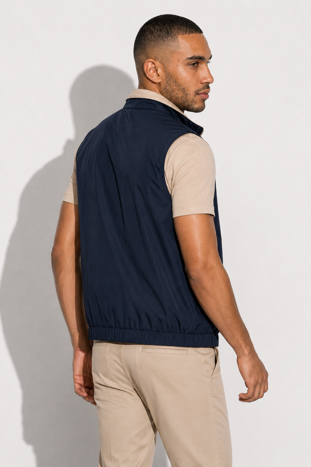 Bodywarmer réversible léger · Marine